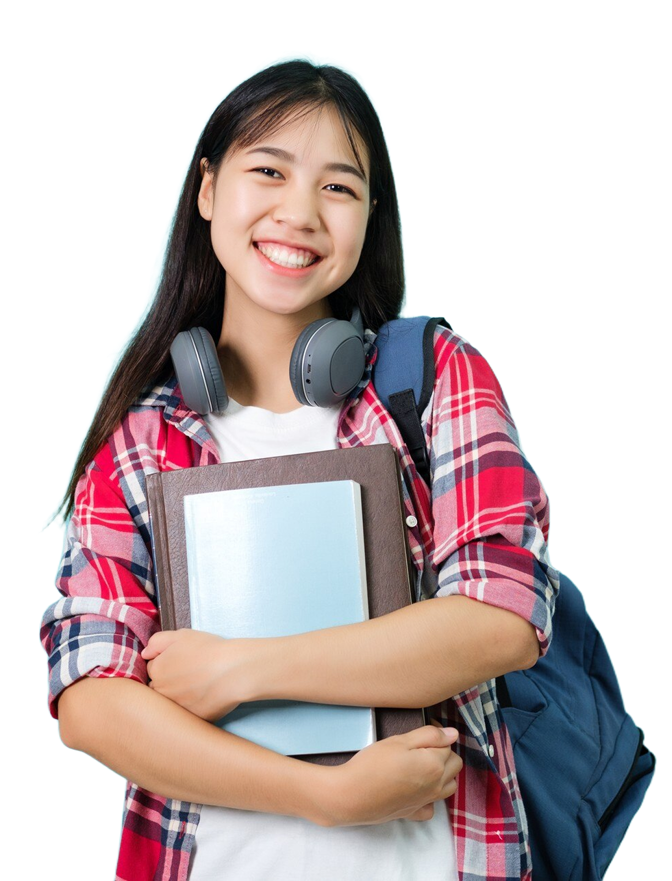 Student with books