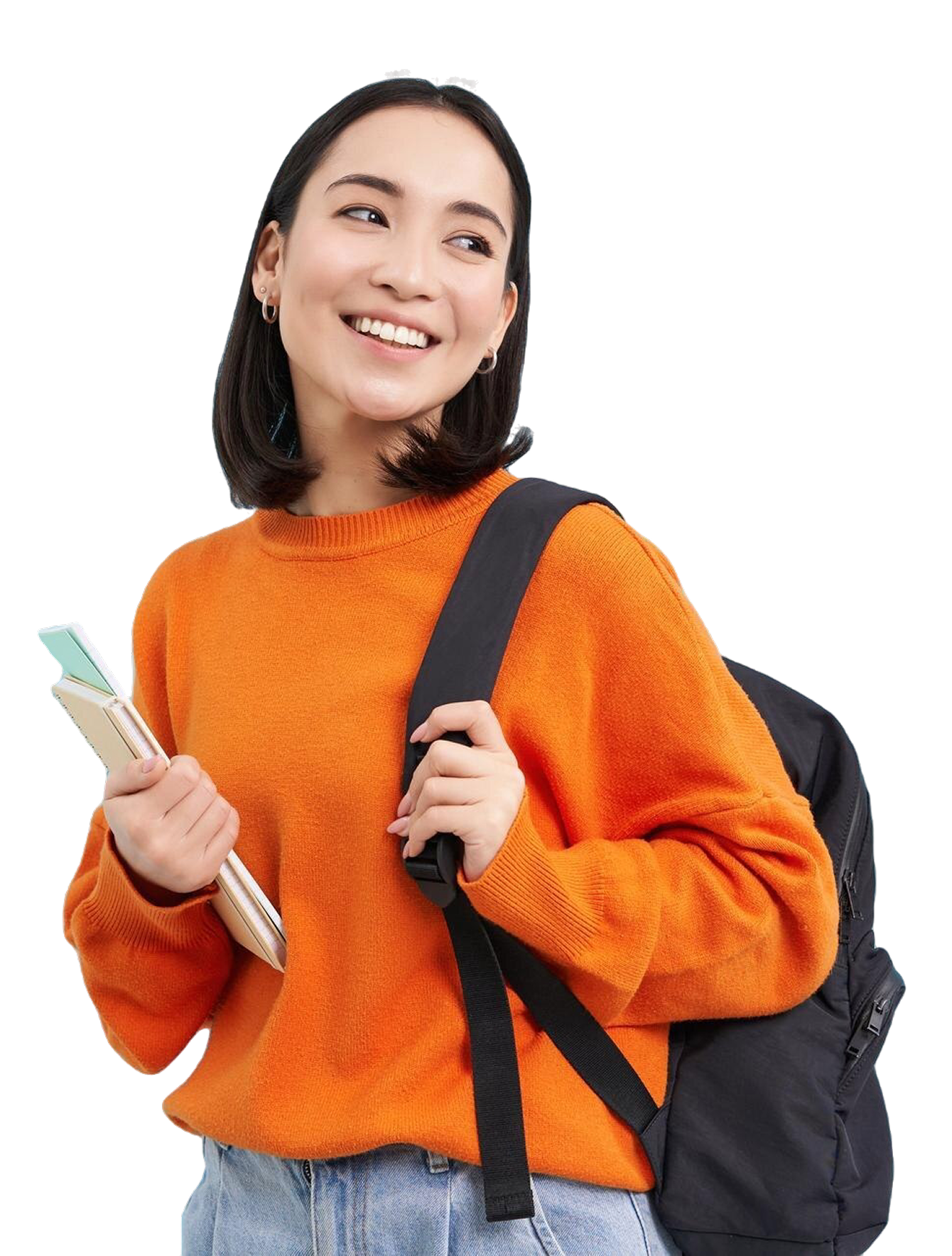 Student smiling